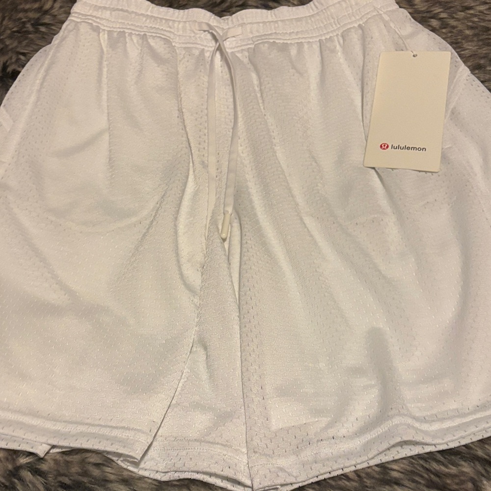 lululemon athletica White Women's Athletic Mesh Shorts